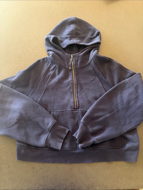 lululemon athletica Sweaters - lululemon athletica Navy Half-Zip Hoodie Sweatshirt